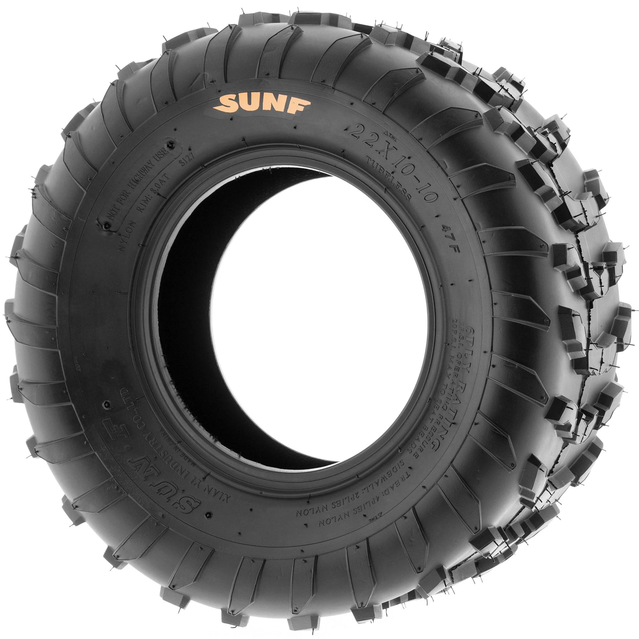 SunF ATV TIRE/UTV TIRE All Terrain 6 PR Tubeless A006 - Image 5