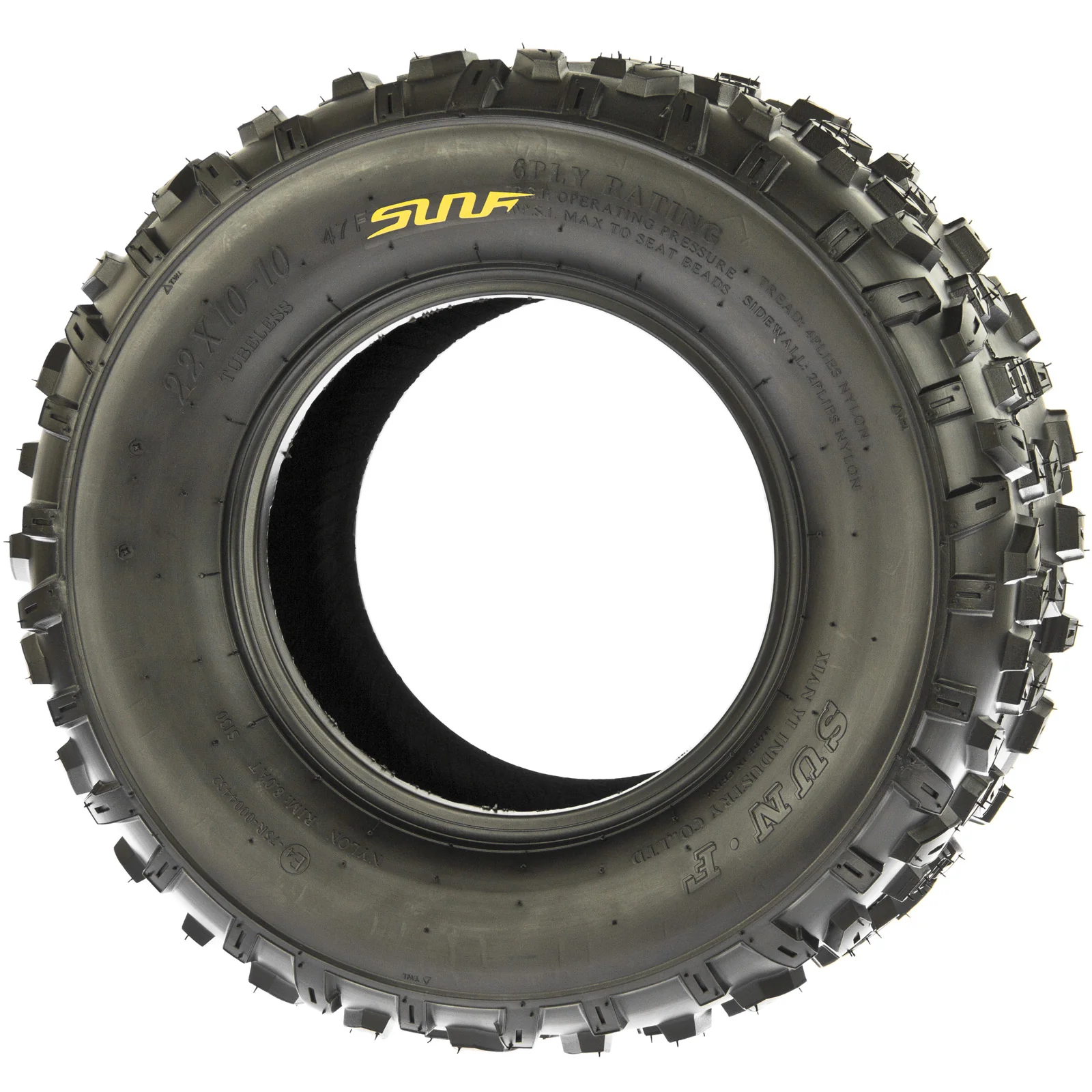 SunF ATV TIRE/UTV TIRE All Terrain 6 PR Tubeless A008 - Image 8