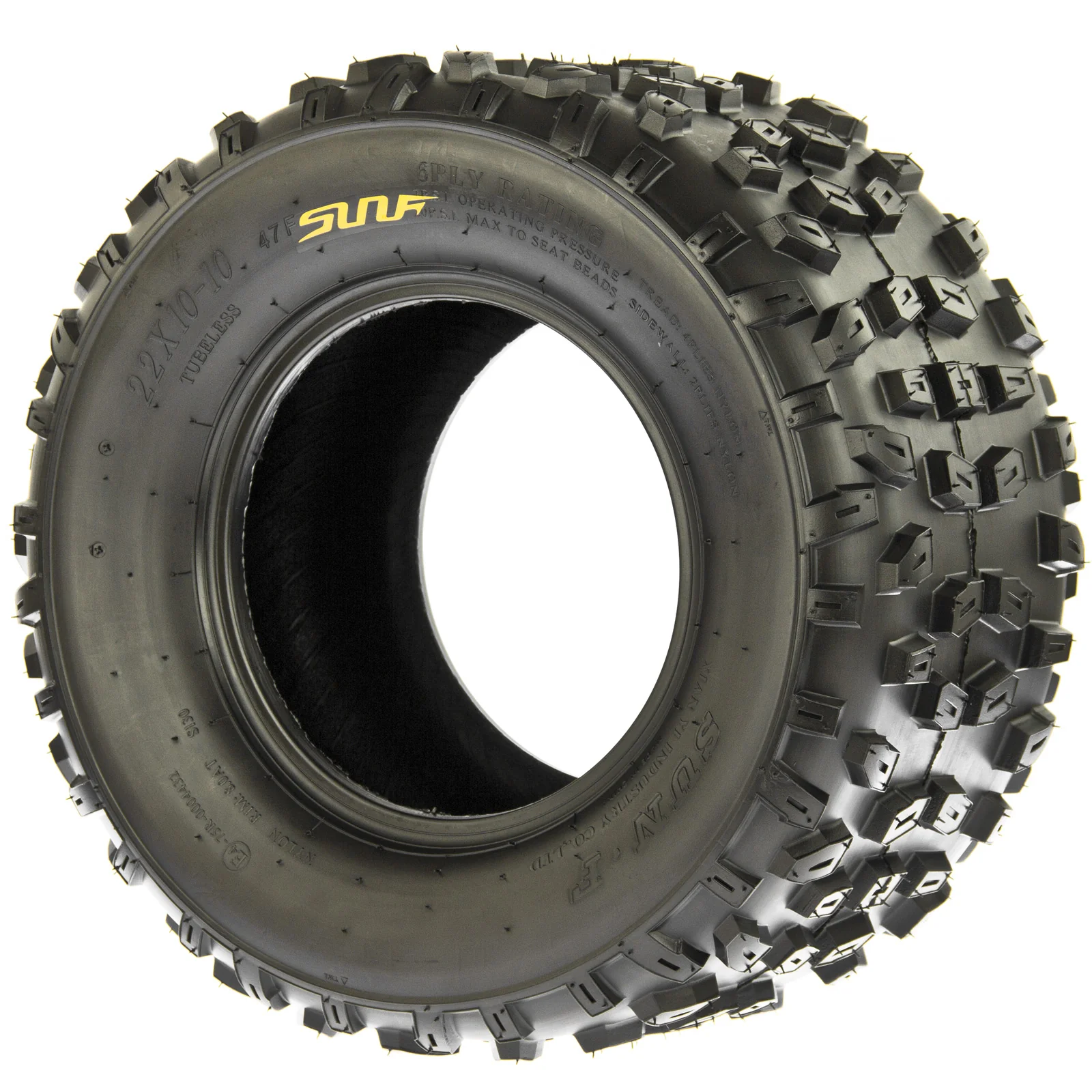 SunF ATV TIRE/UTV TIRE All Terrain 6 PR Tubeless A008 - Image 9