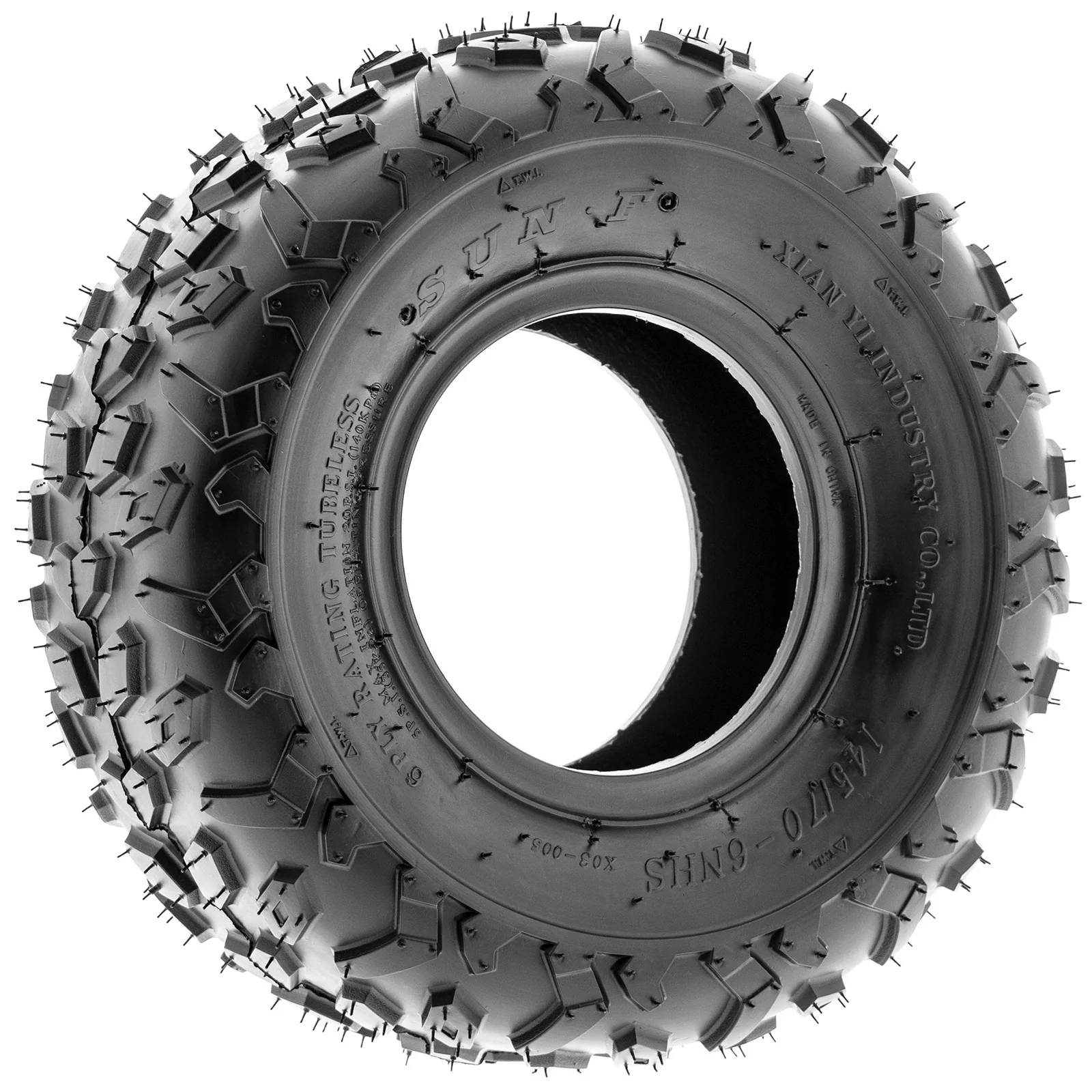 SunF ATV TIRE/UTV TIRE All Terrain 6 PR Tubeless A014 - Image 8