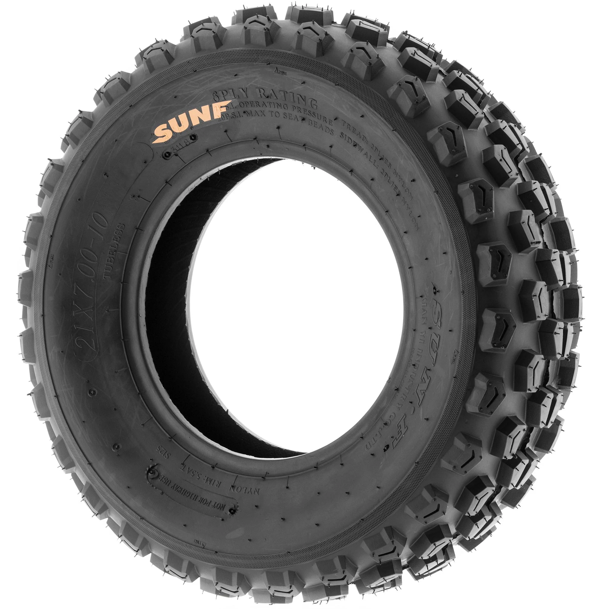 SunF ATV TIRE/UTV TIRE All Terrain 6 PR Tubeless A017 - Image 5