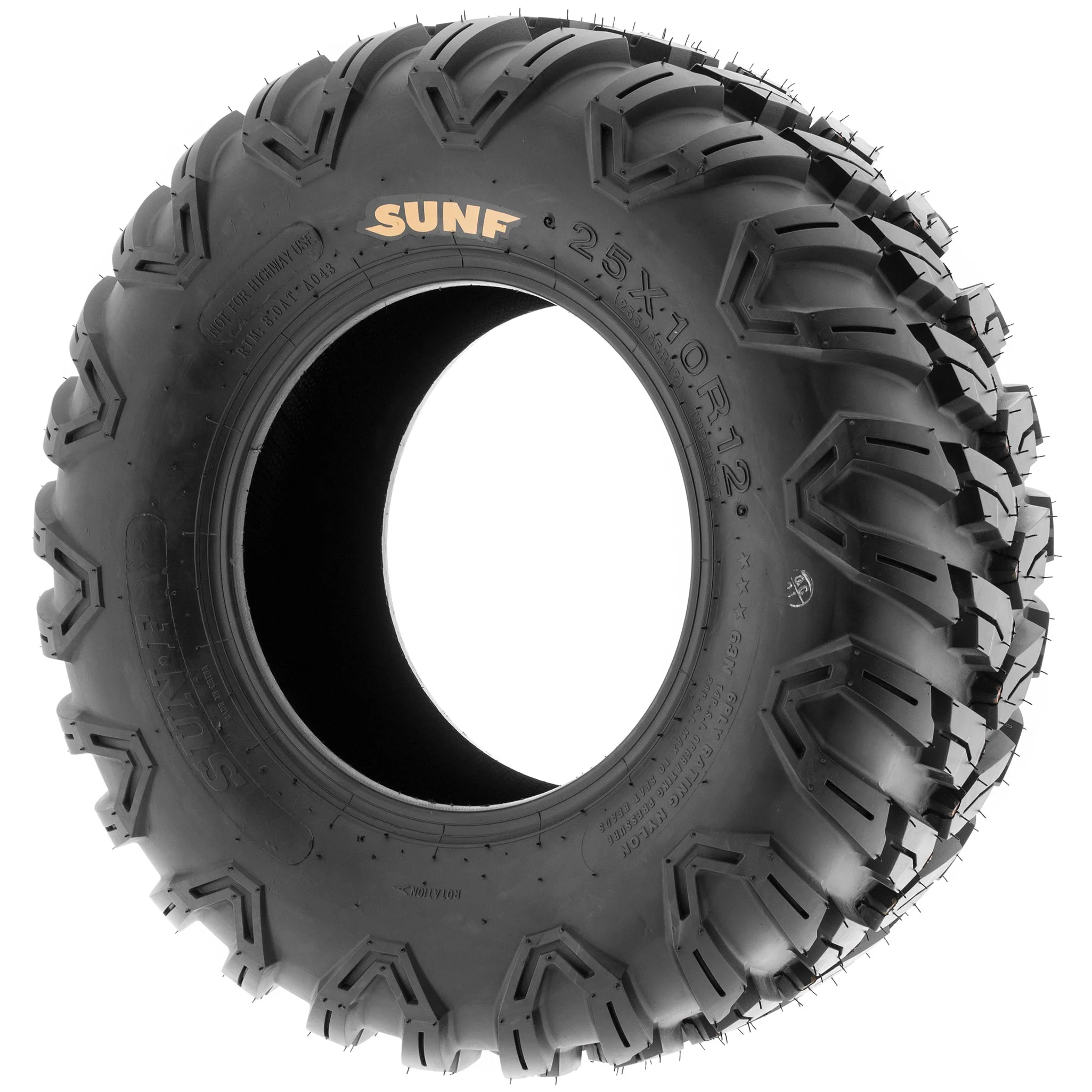 SunF ATV TIRE/UTV TIRE All Terrain 6 PR Tubeless A043 - Image 5