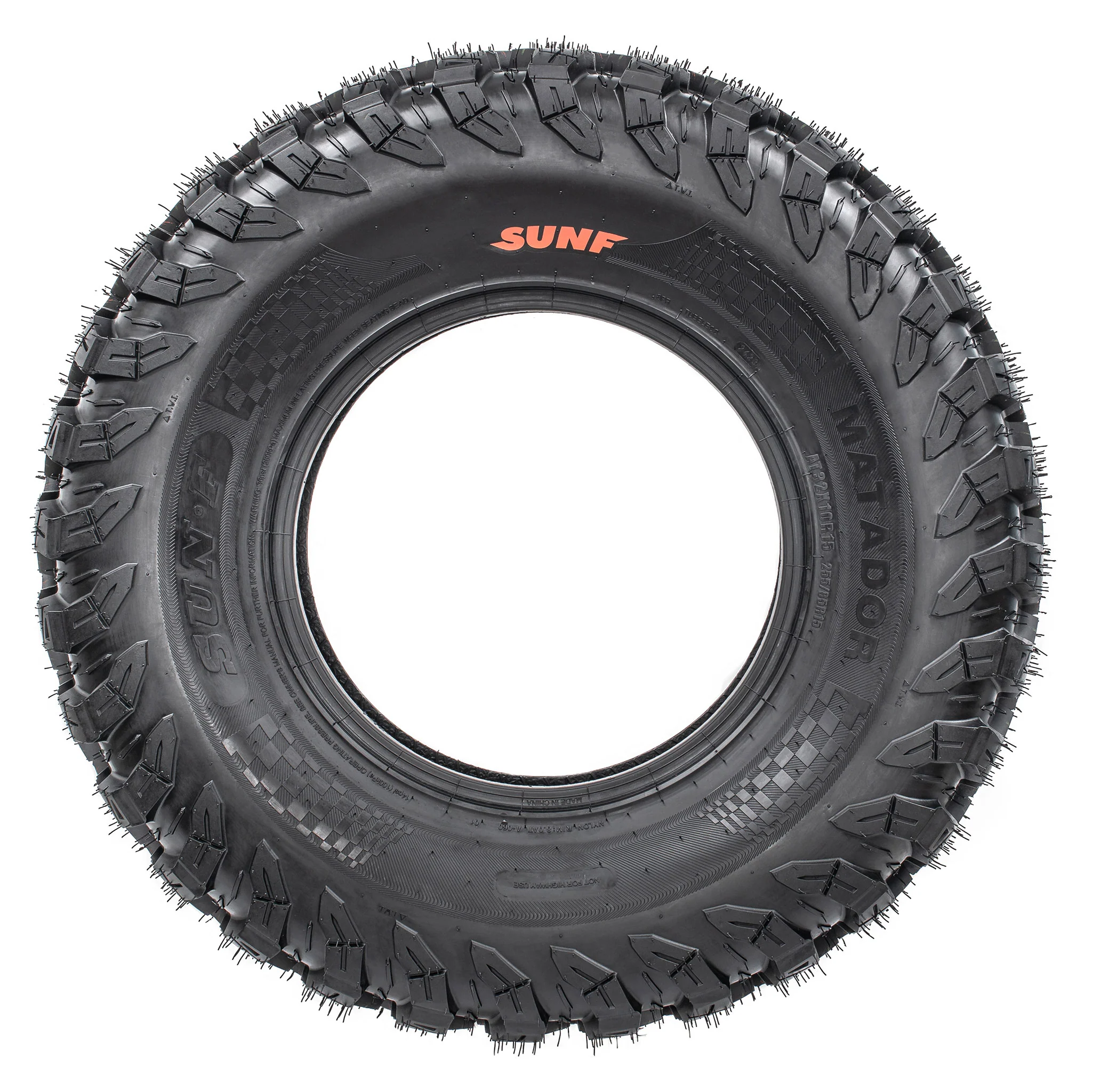 SunF ATV TIRE/UTV TIRE All Terrain 8 PR Tubeless A060 MATADOR (set of 4) - Image 4