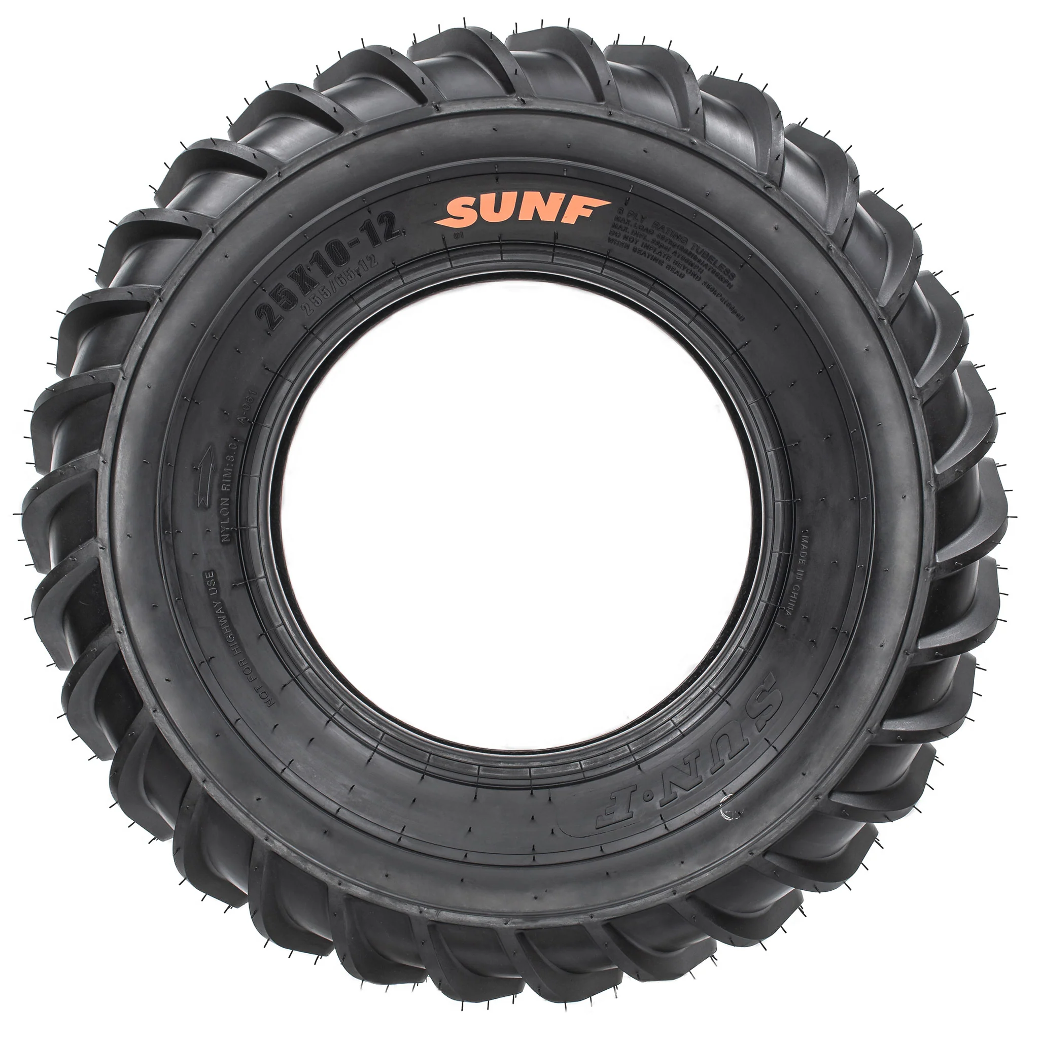 SunF ATV TIRE/UTV TIRE All Terrain 6 PR Tubeless A061 - Image 5