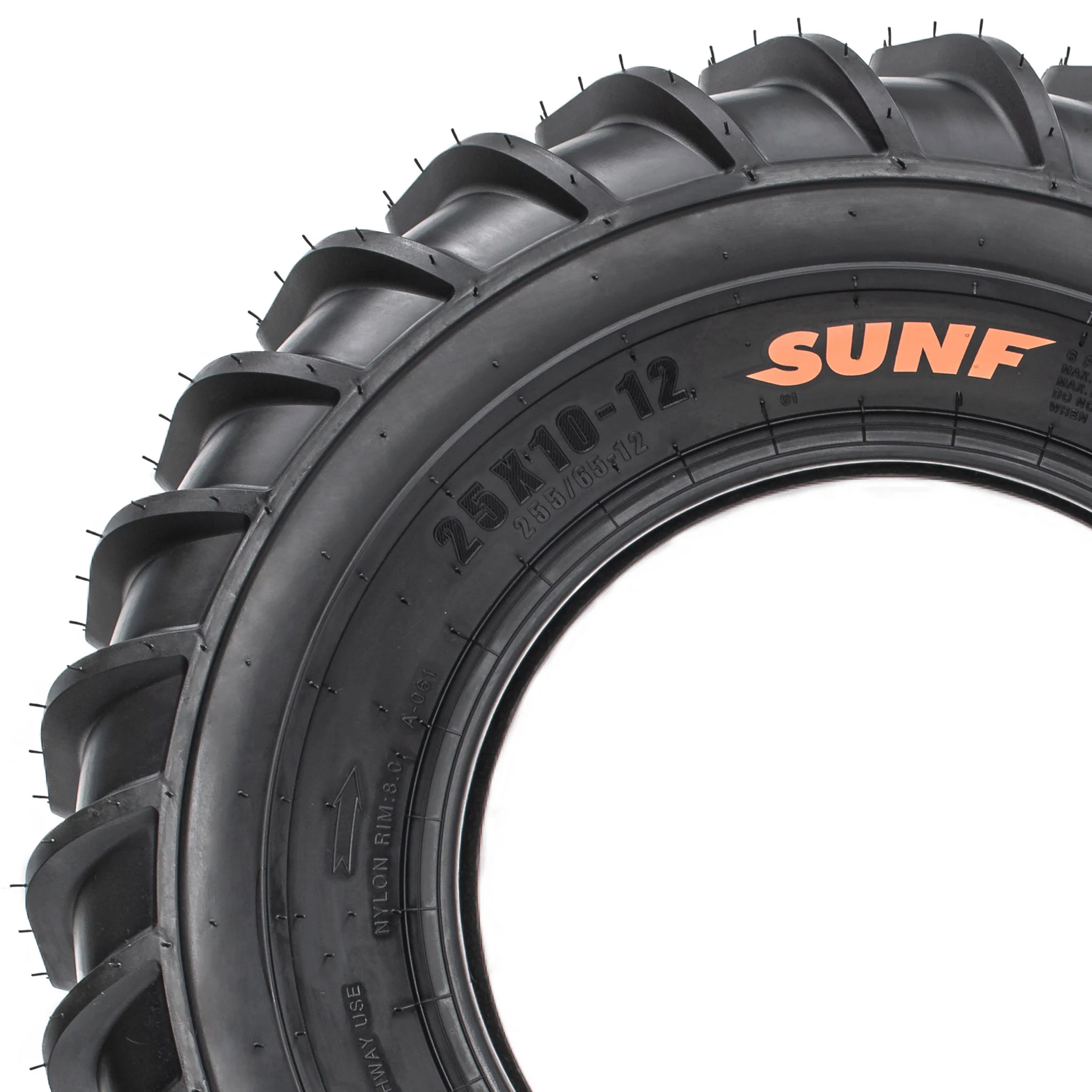 SunF ATV TIRE/UTV TIRE All Terrain 6 PR Tubeless A061 (set of 2) - Image 3