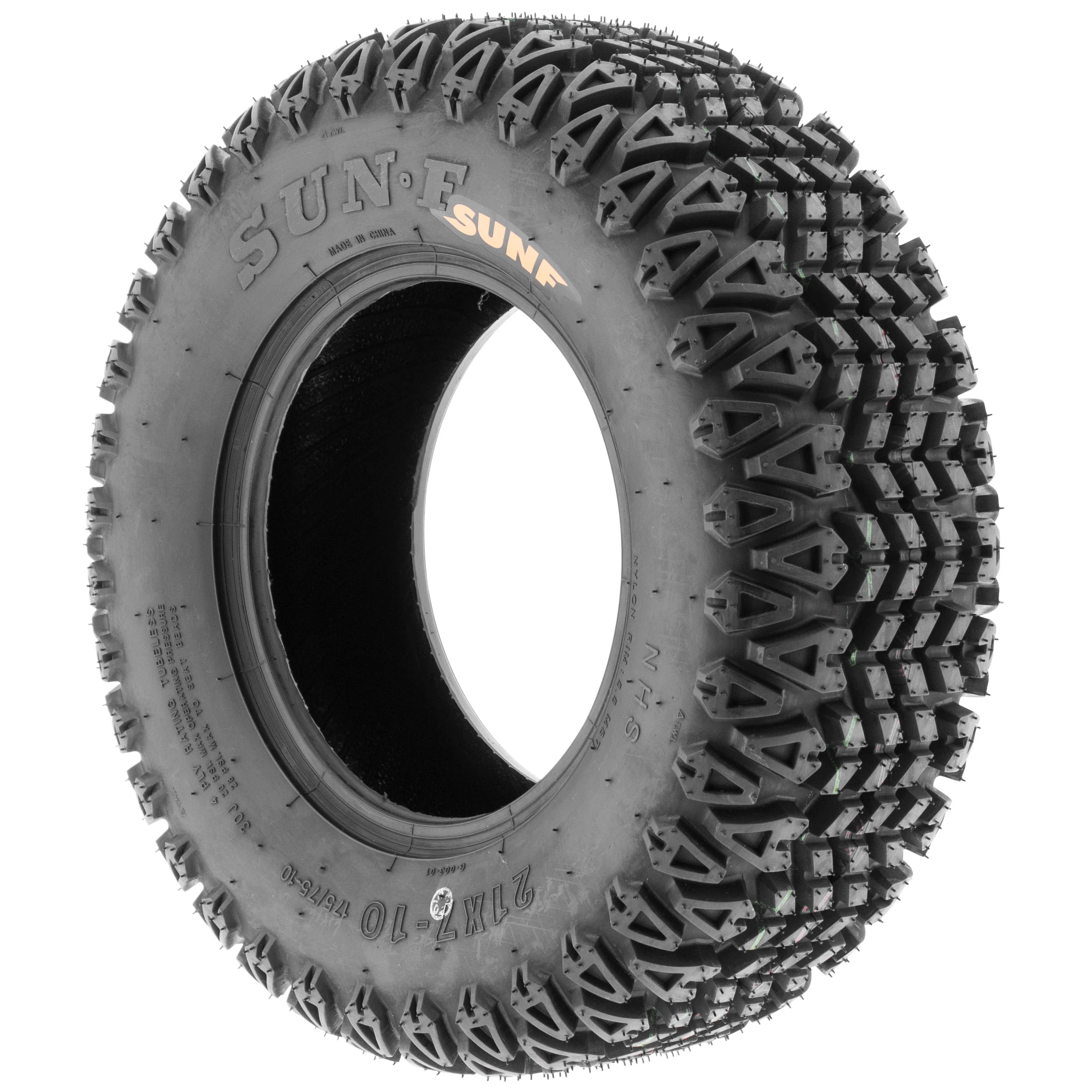 SunF ATV TIRE/UTV TIRE All Terrain Golf Cart Tire 4 PR Tubeless G003 - Image 3