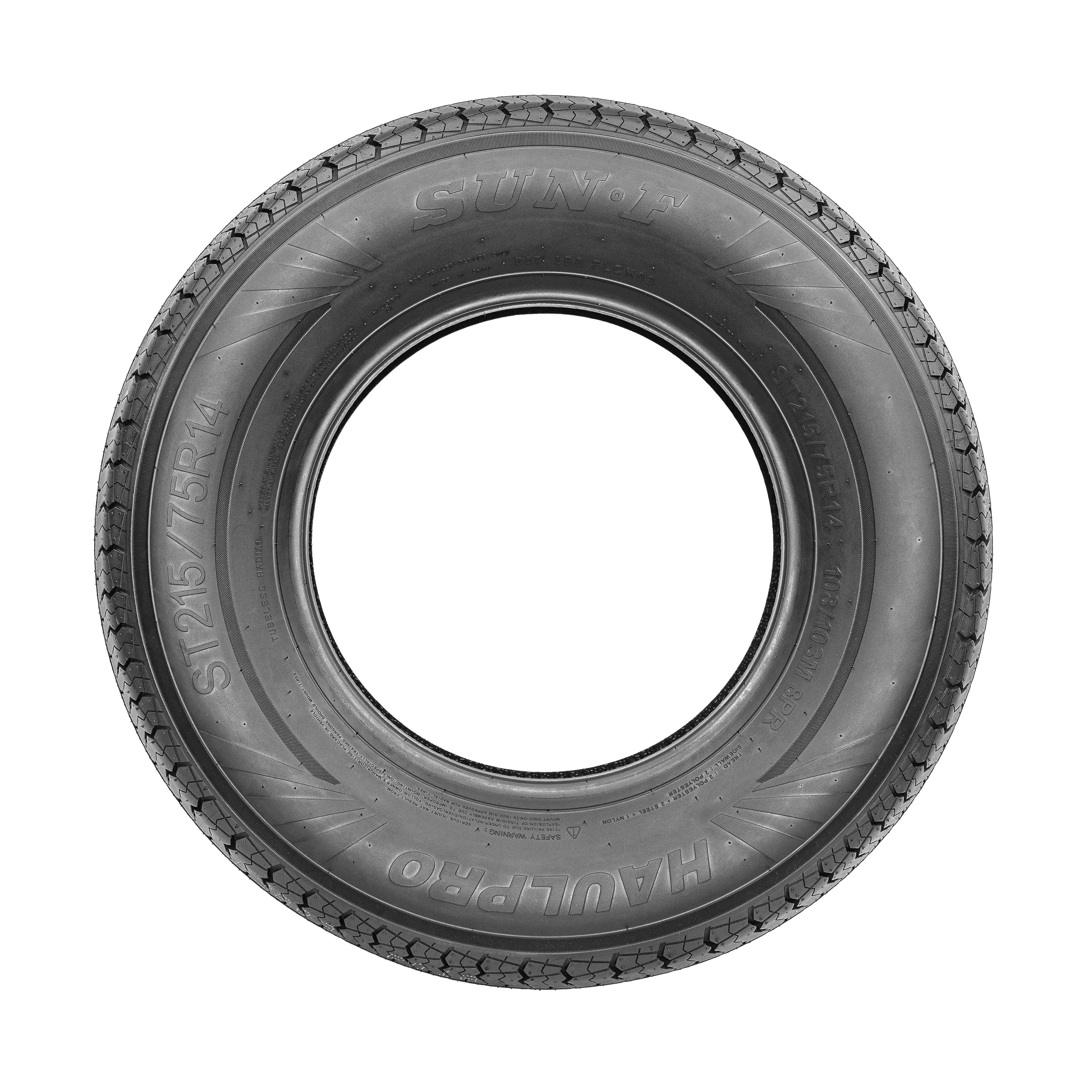 SunF Trailer Tire 8 PR Tubeless Haulpro - Image 5