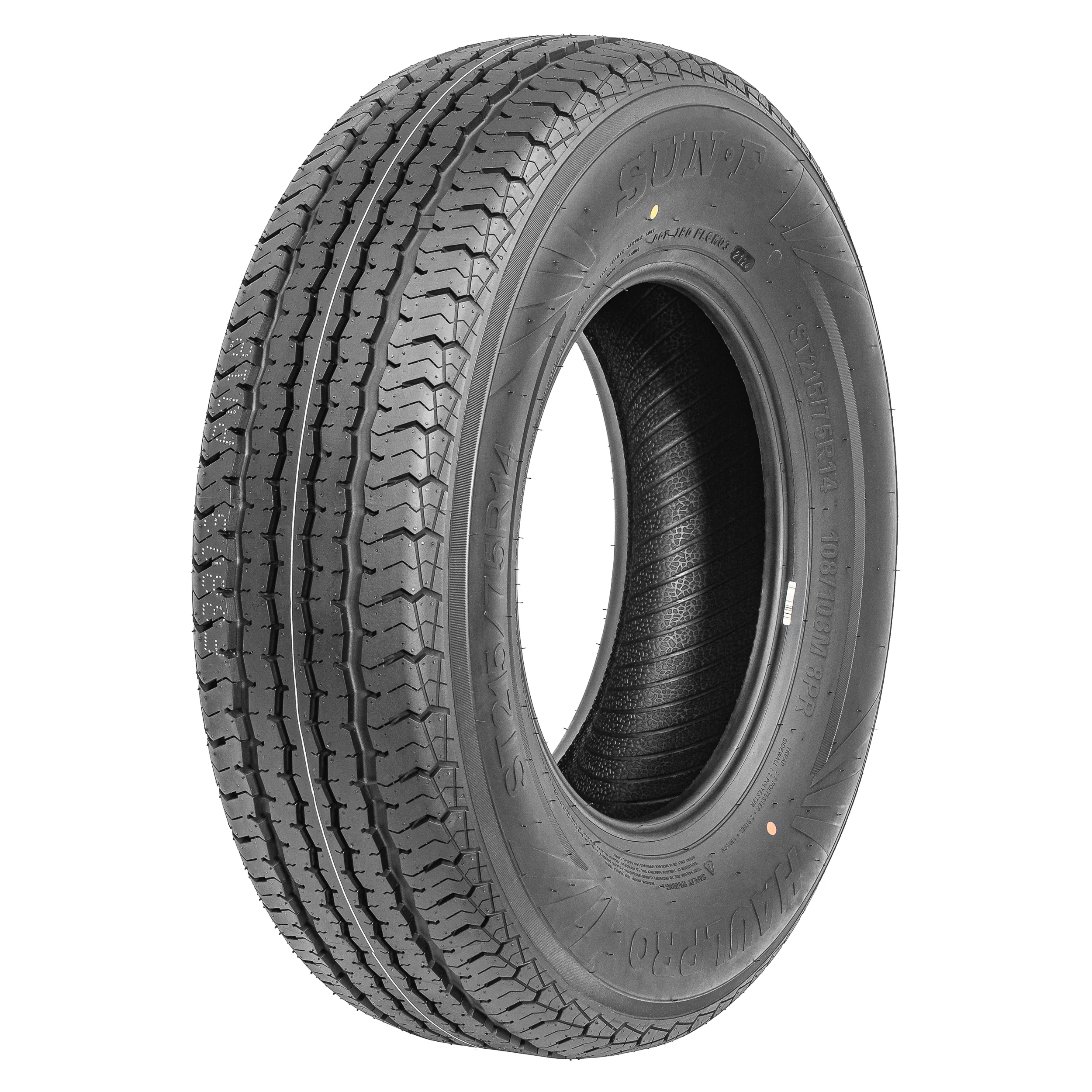 SunF Trailer Tire 8 PR Tubeless Haulpro (set of 4) - Image 3